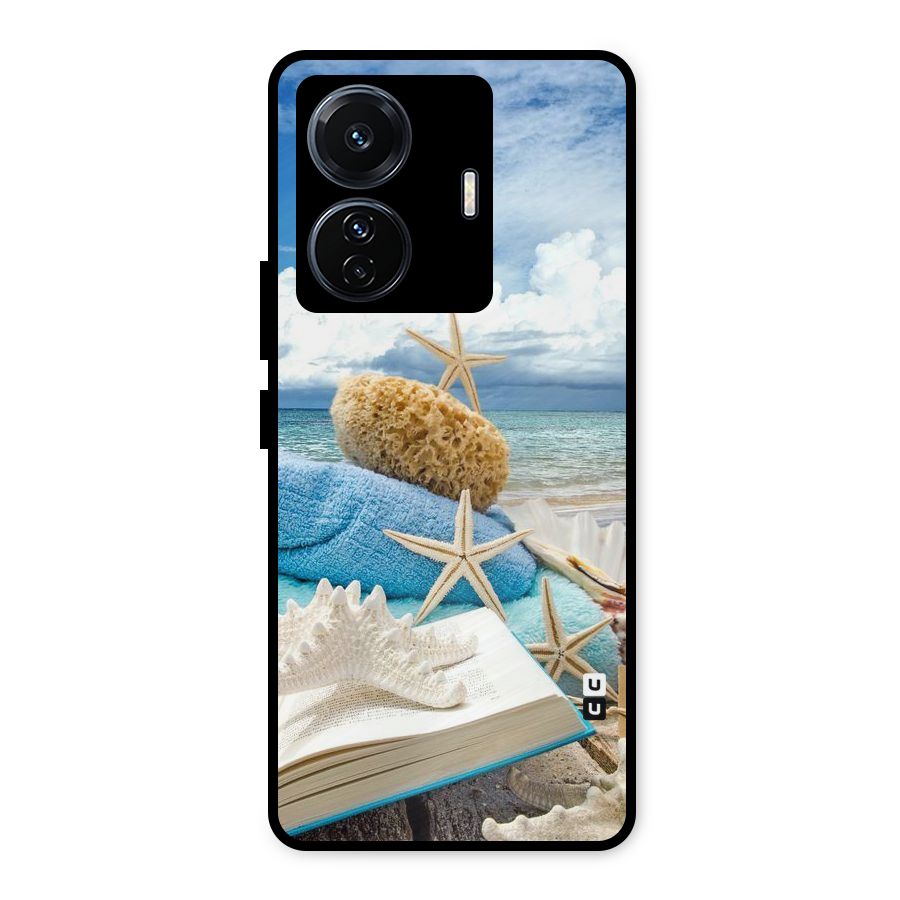 Beach Sky Metal Back Case for iQOO Z6