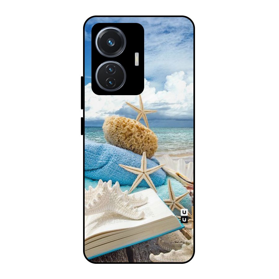 Beach Sky Metal Back Case for iQOO Z6 44W
