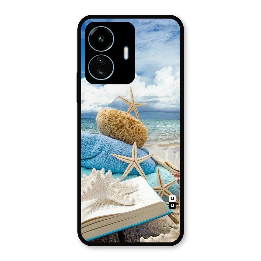 Beach Sky Metal Back Case for vivo iQOO Z6 Lite 5G