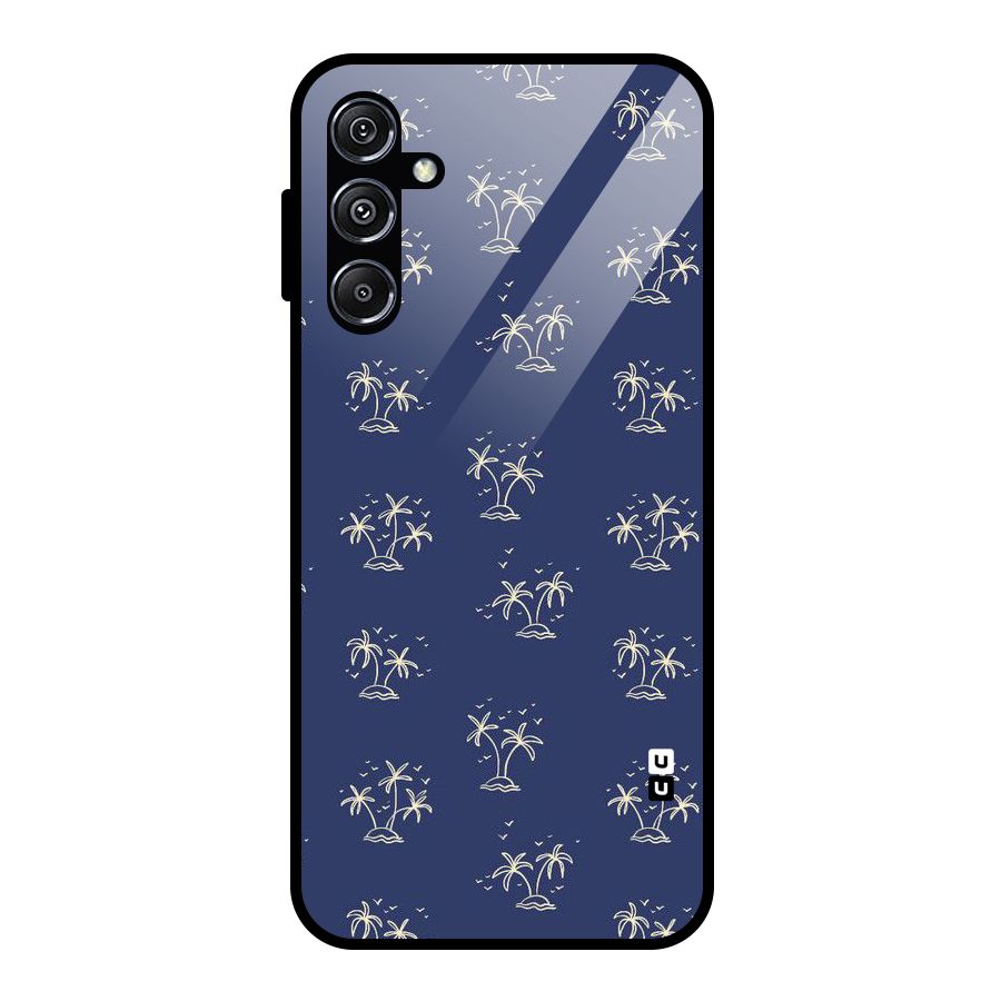 Beach Trees Glass Back Case for Galaxy M34 5G