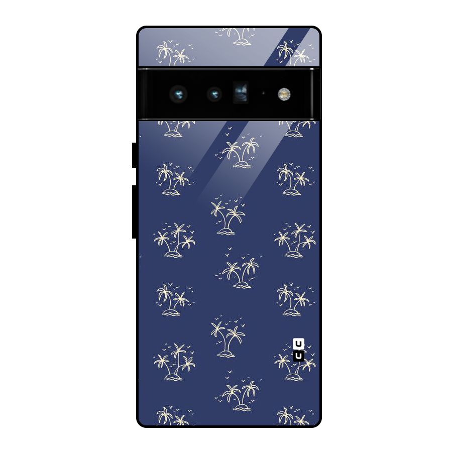 Beach Trees Glass Back Case for Google Pixel 6 Pro