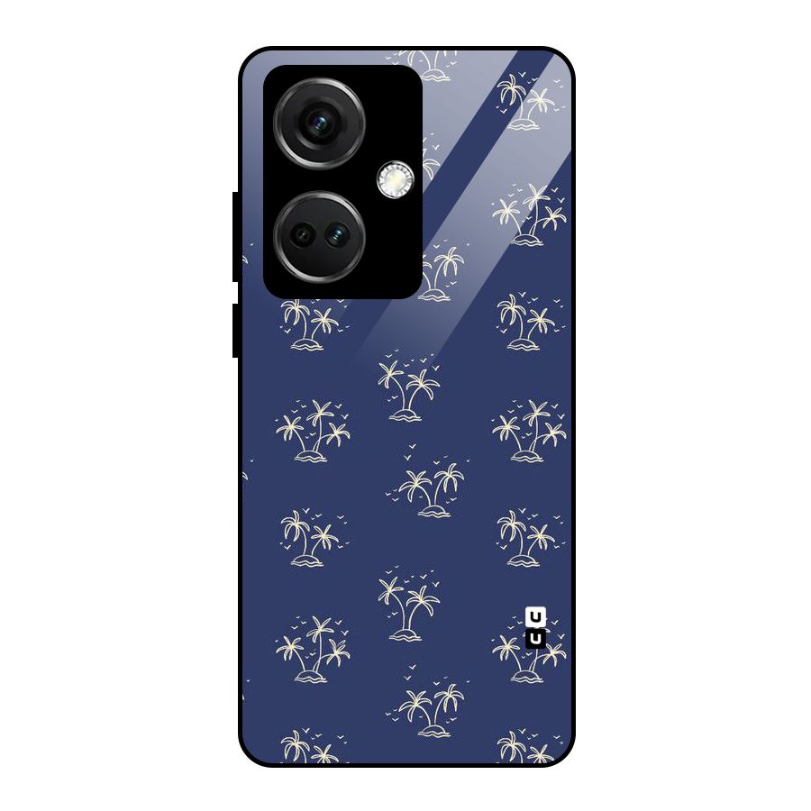 Beach Trees Glass Back Case for OnePlus Nord CE 3 5G