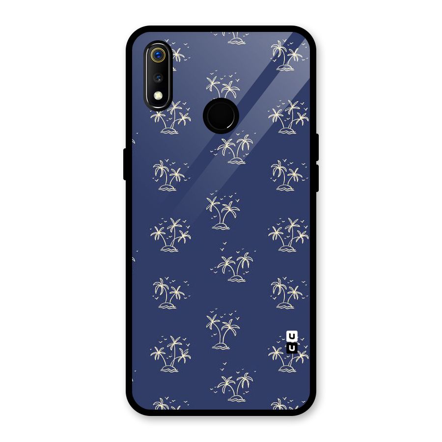 Beach Trees Glass Back Case for Realme 3