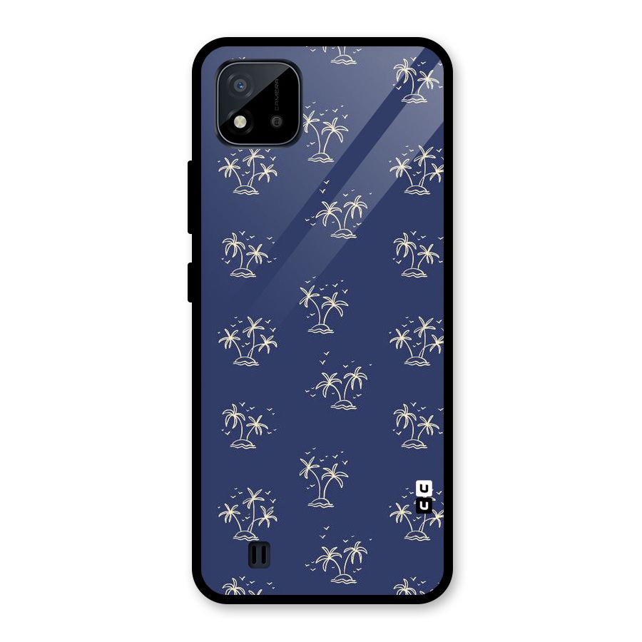 Beach Trees Glass Back Case for Realme C11 2021