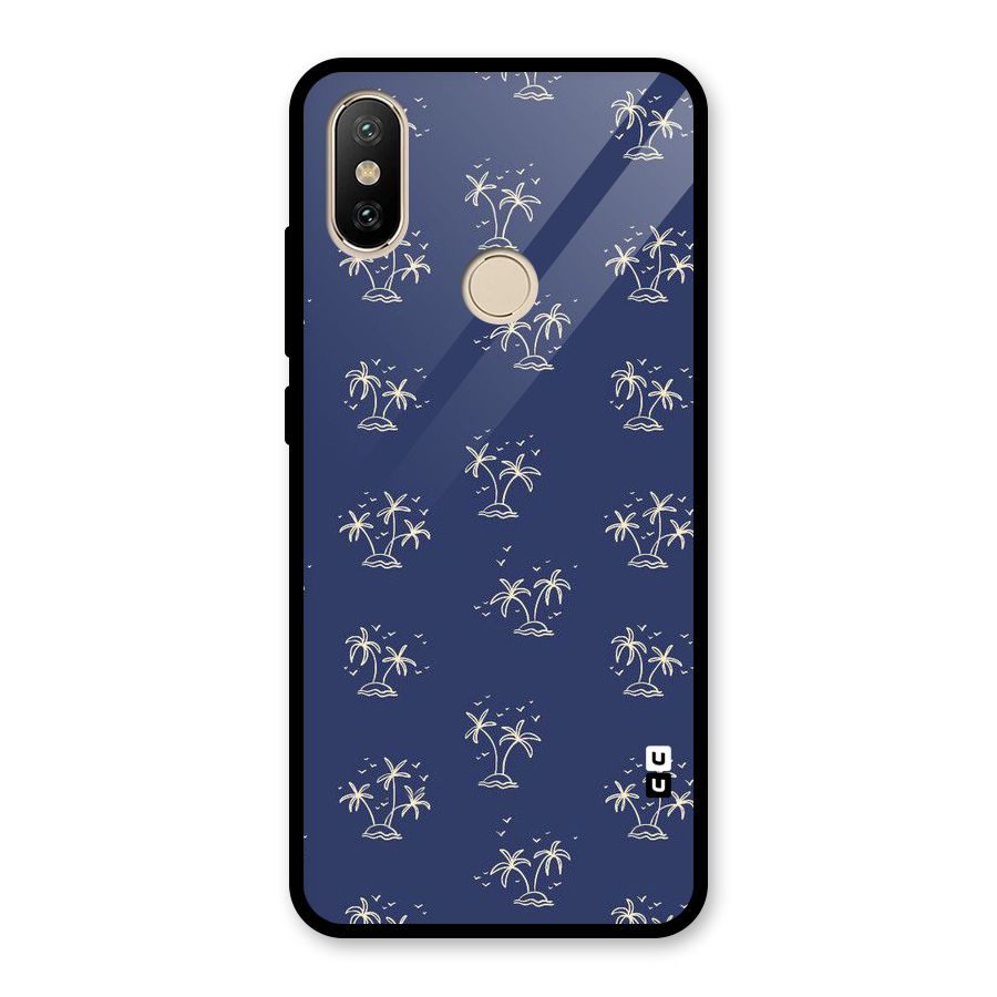 Beach Trees Glass Back Case for Redmi A2