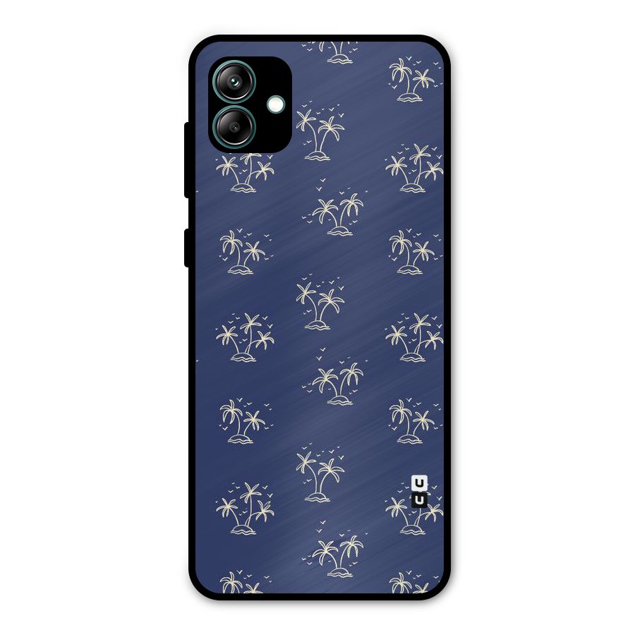 Beach Trees Metal Back Case for Galaxy A04