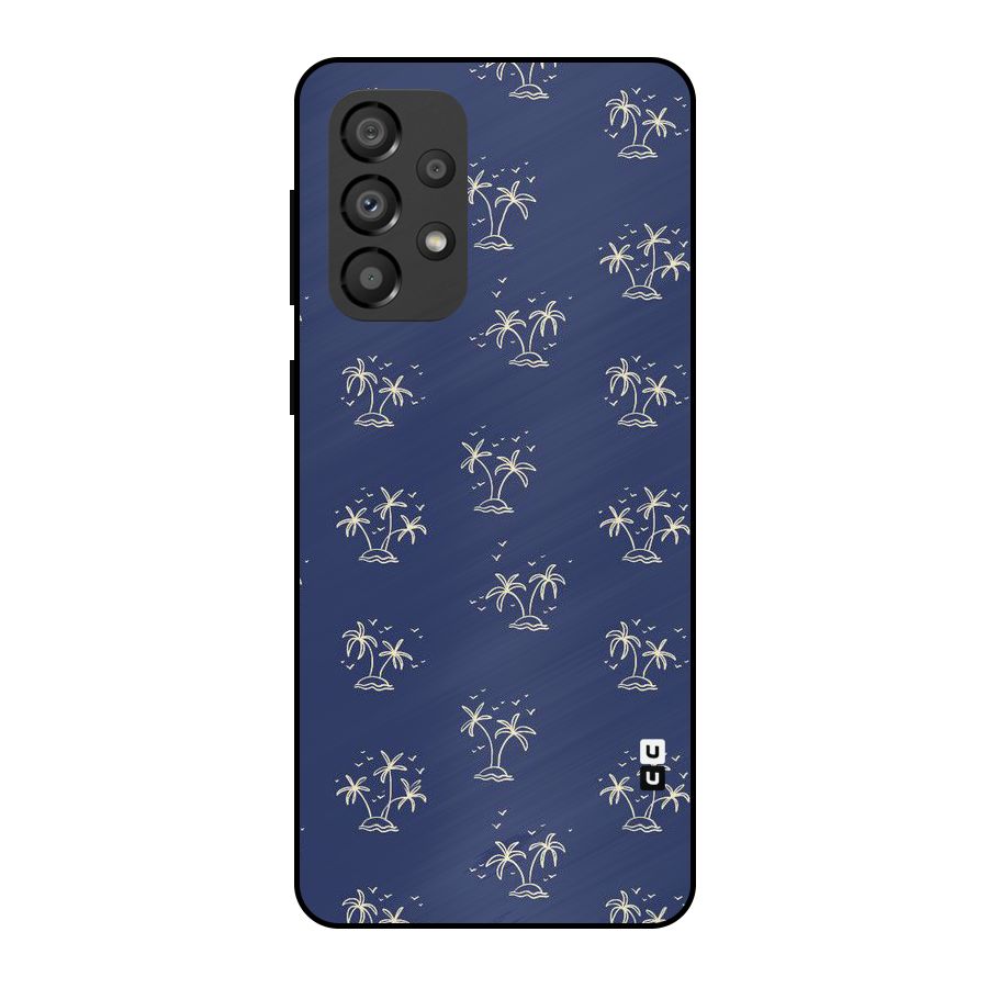 Beach Trees Metal Back Case for Galaxy A33 5G