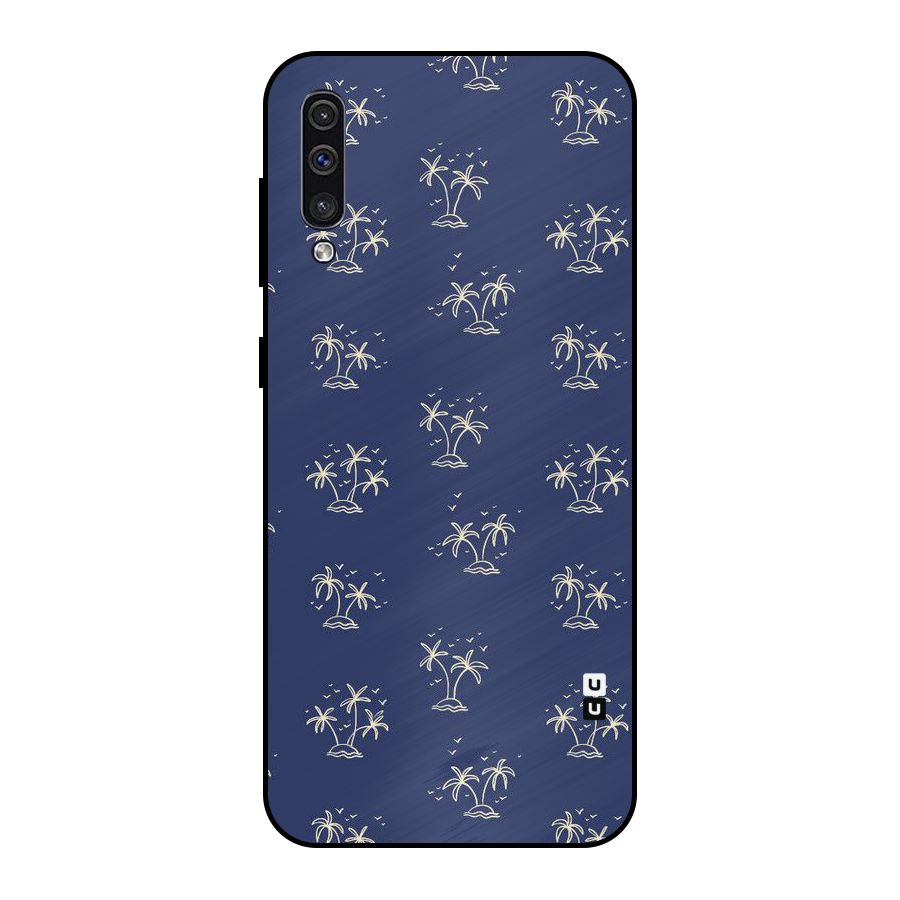 Beach Trees Metal Back Case for Galaxy A50s