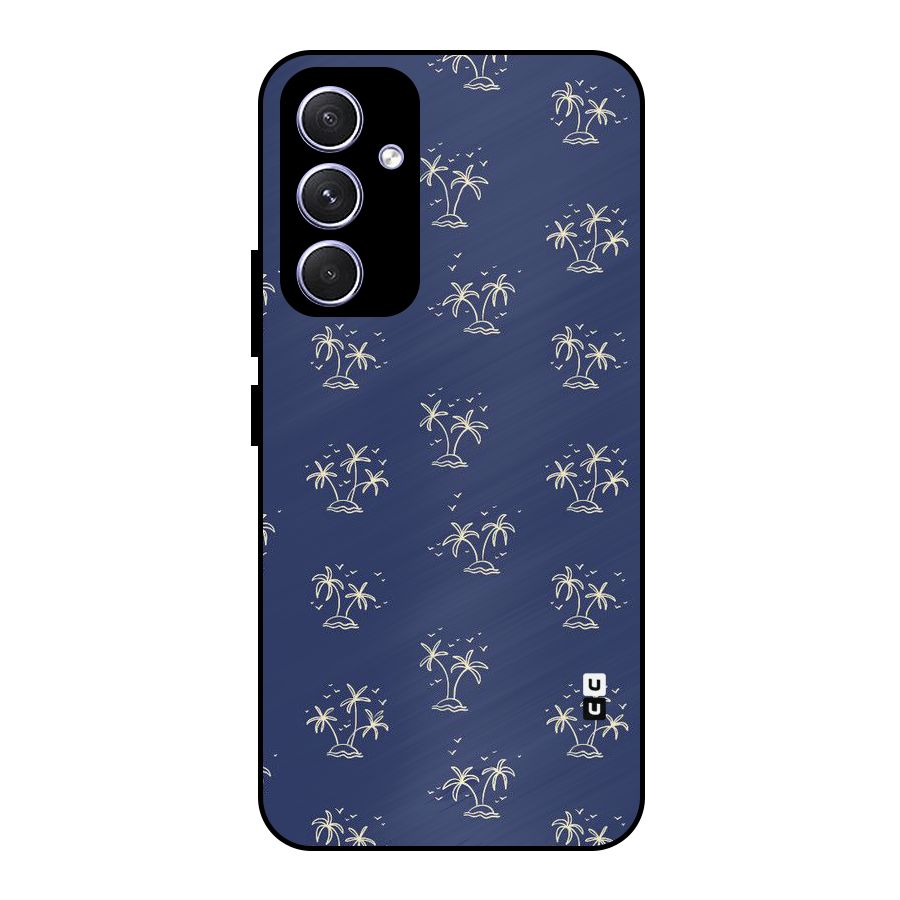 Beach Trees Metal Back Case for Galaxy A54