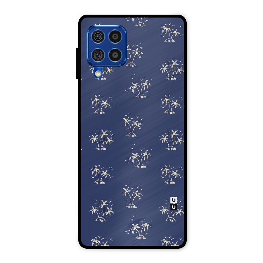 Beach Trees Metal Back Case for Galaxy F62
