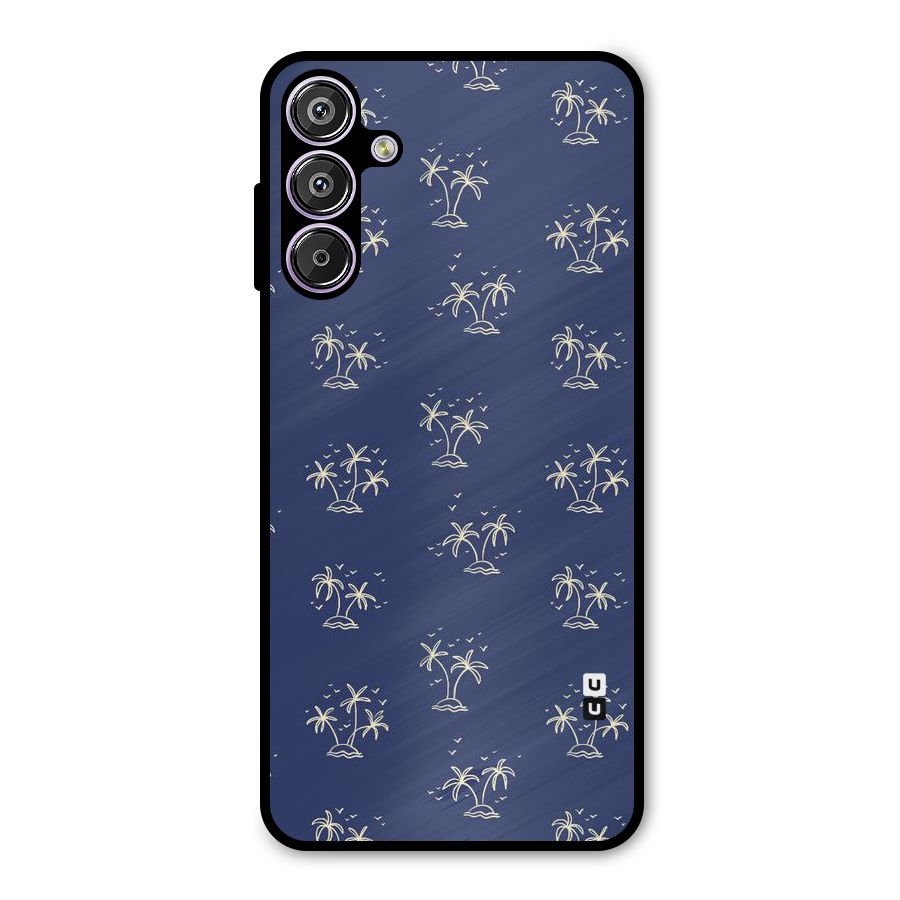 Beach Trees Metal Back Case for Galaxy M15