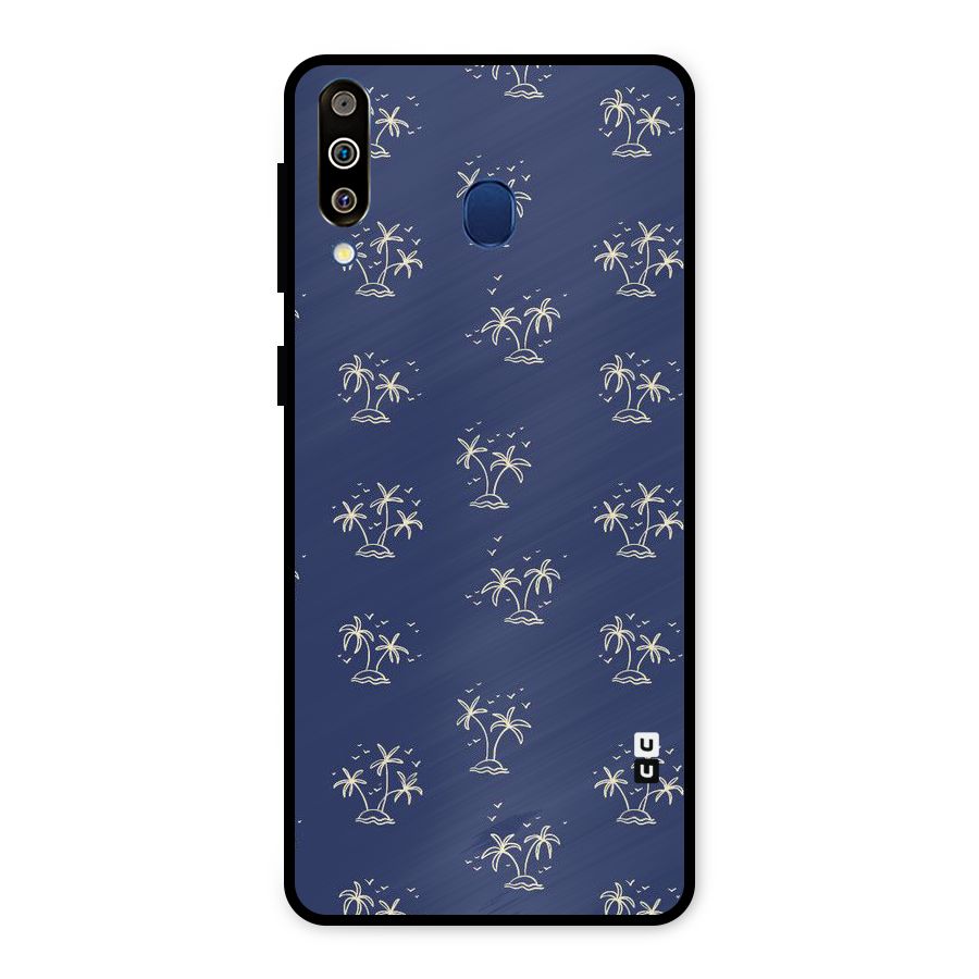 Beach Trees Metal Back Case for Galaxy M30