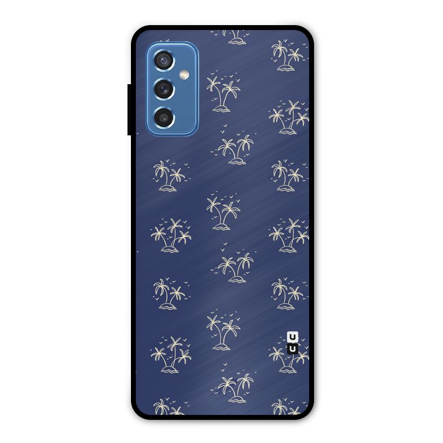Beach Trees Metal Back Case for Galaxy M52 5G