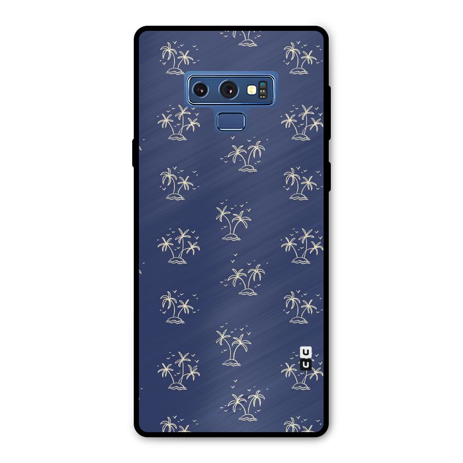 Beach Trees Metal Back Case for Galaxy Note 9