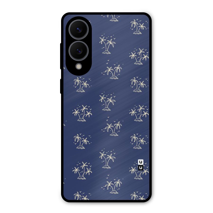 Beach Trees Metal Back Case for Galaxy S25 Edge