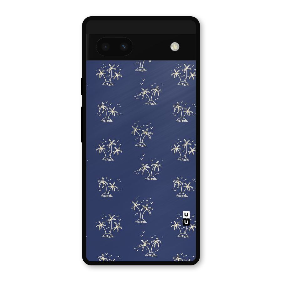 Beach Trees Metal Back Case for Google Pixel 6a