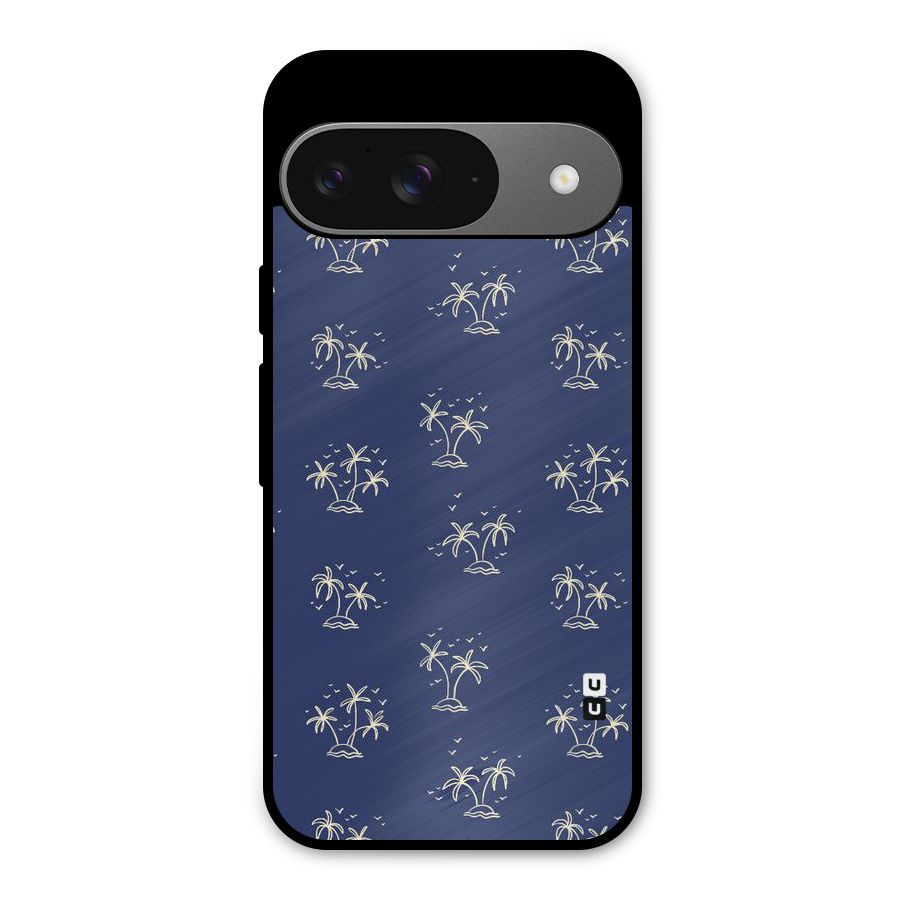 Beach Trees Metal Back Case for Google Pixel 9