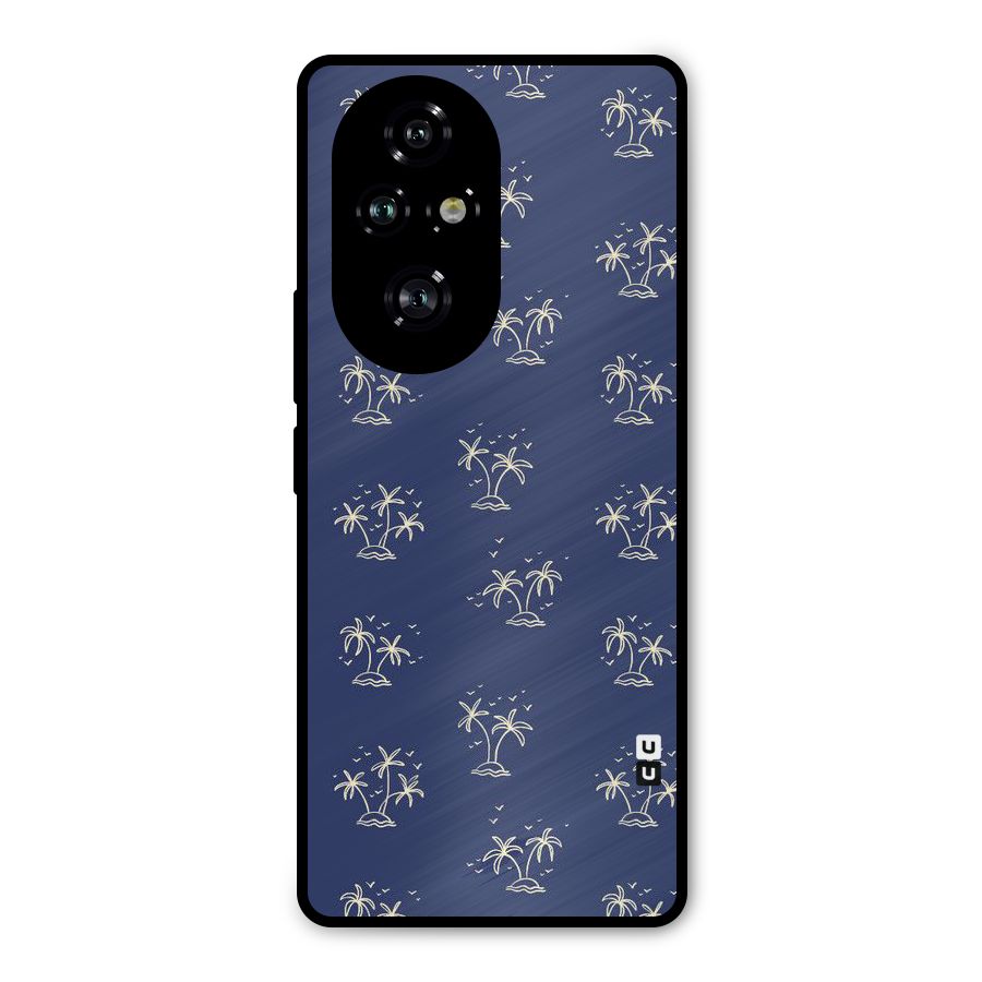 Beach Trees Metal Back Case for Honor 200 Pro
