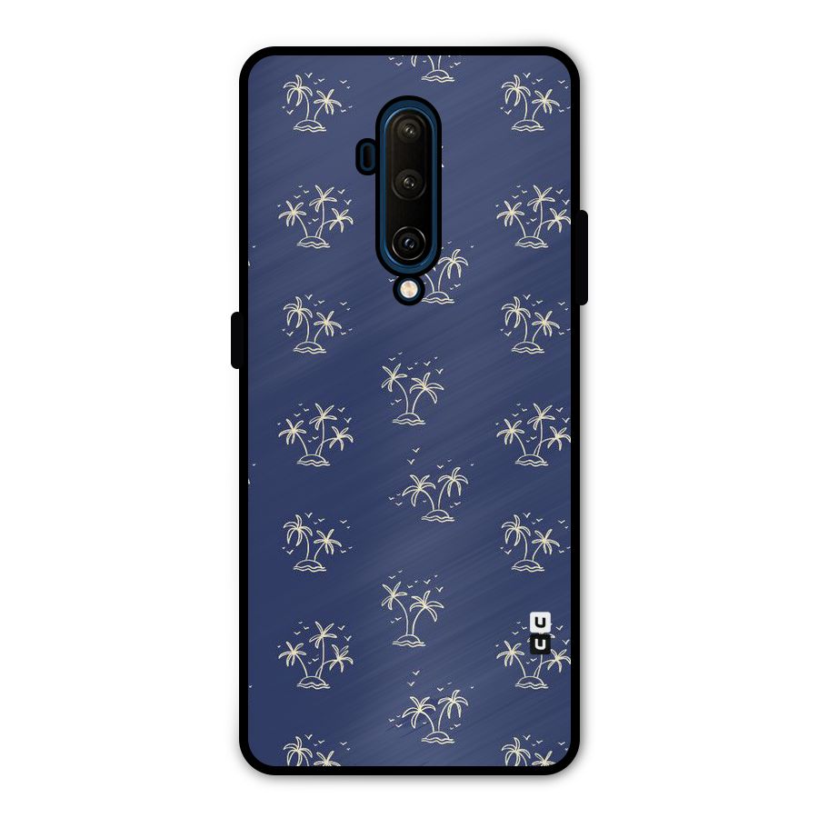 Beach Trees Metal Back Case for OnePlus 7T Pro