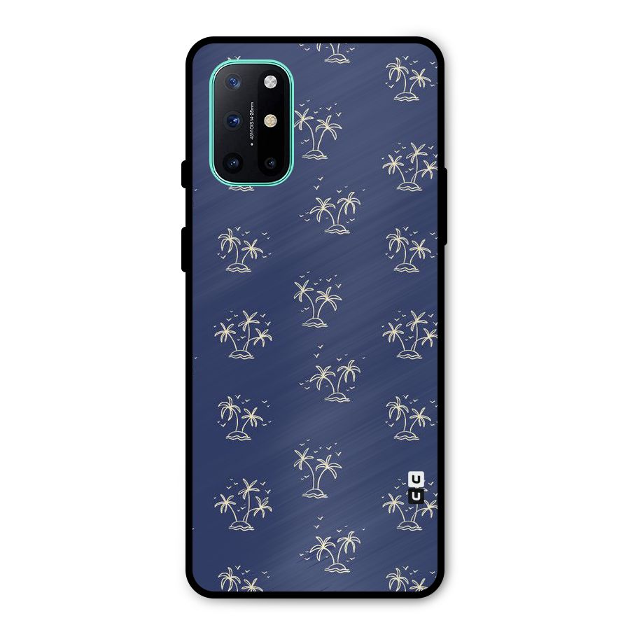 Beach Trees Metal Back Case for OnePlus 8T