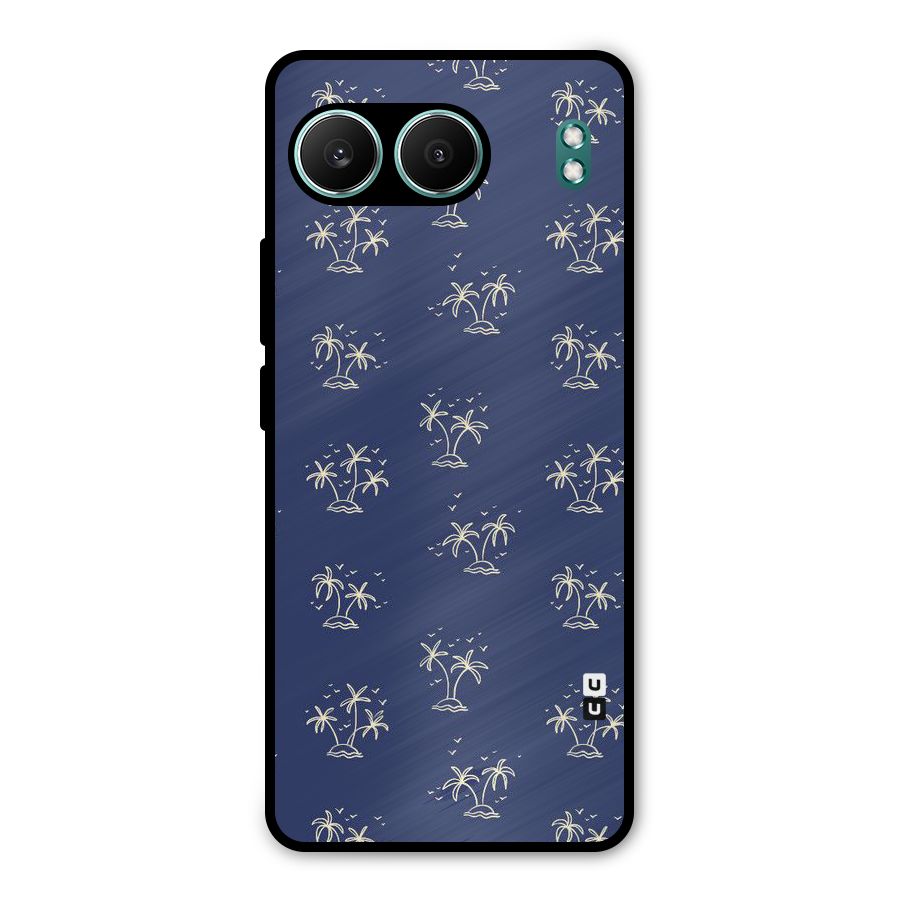 Beach Trees Metal Back Case for OnePlus Nord 4