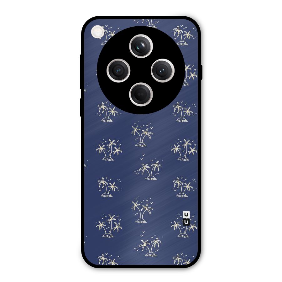 Beach Trees Metal Back Case for Oppo Find X8