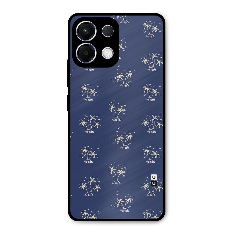 Beach Trees Metal Back Case for Oppo K13