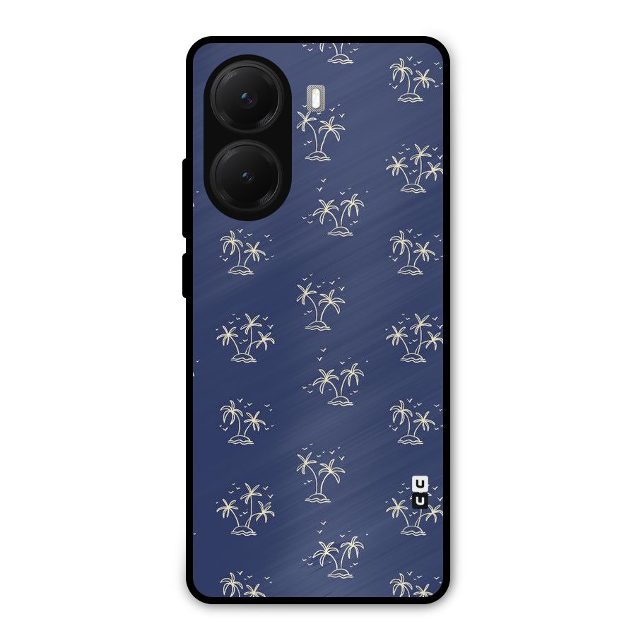 Beach Trees Metal Back Case for Poco X7 Pro