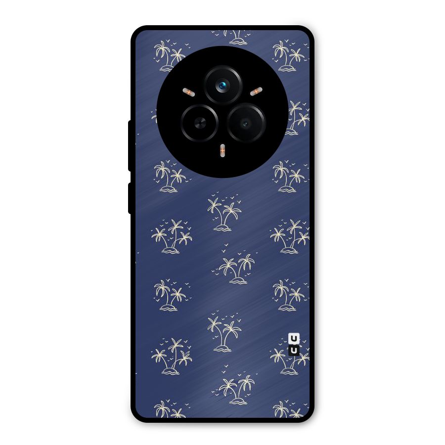 Beach Trees Metal Back Case for Realme 14 Pro