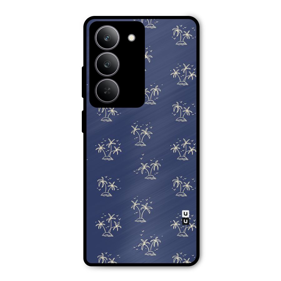 Beach Trees Metal Back Case for Realme 14x