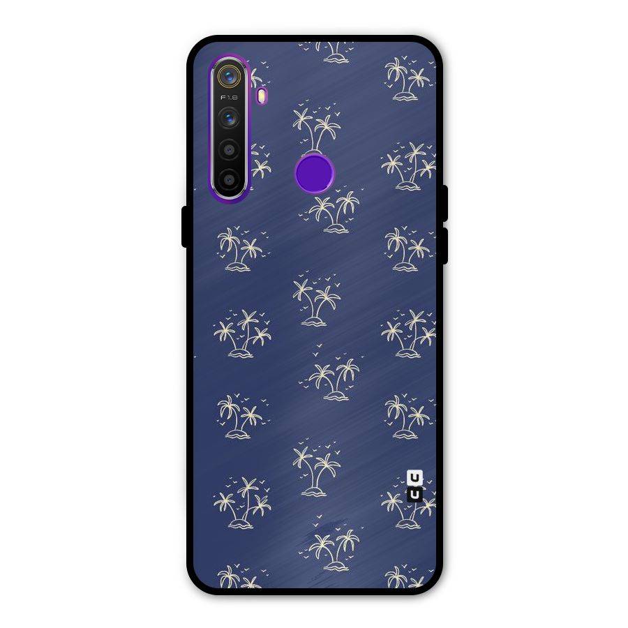 Beach Trees Metal Back Case for Realme 5