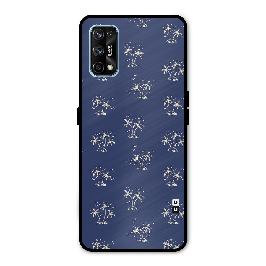 Beach Trees Metal Back Case for Realme 7 Pro