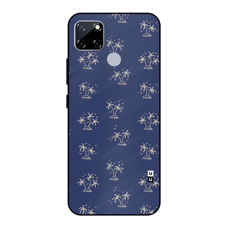 Beach Trees Metal Back Case for Realme Narzo 30A