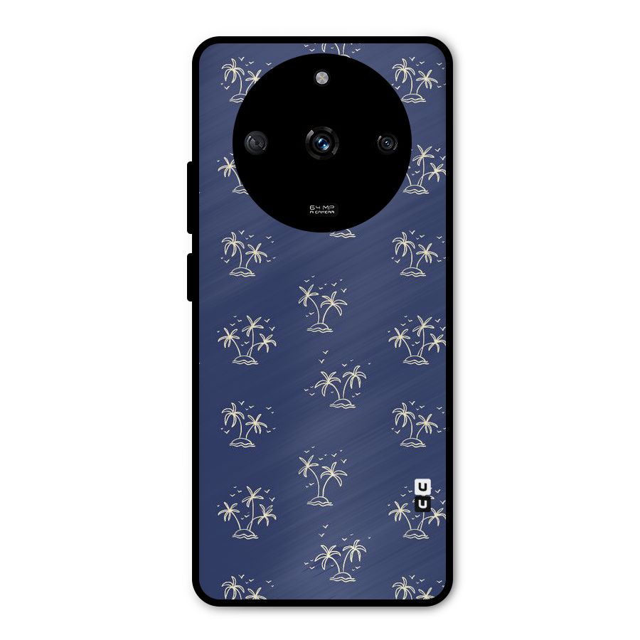 Beach Trees Metal Back Case for Realme Narzo 60 5G