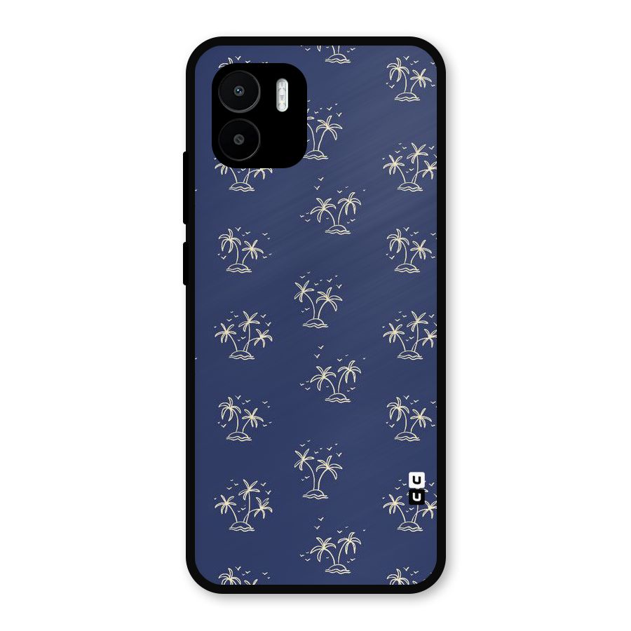 Beach Trees Metal Back Case for Redmi A2