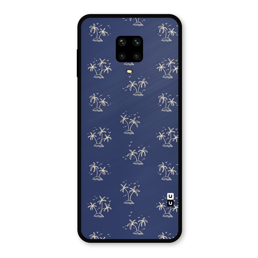 Beach Trees Metal Back Case for Redmi Note 9 Pro