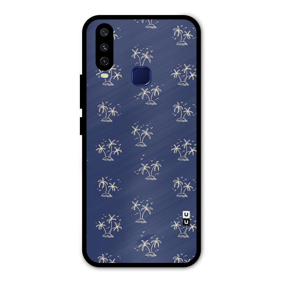 Beach Trees Metal Back Case for Vivo U10