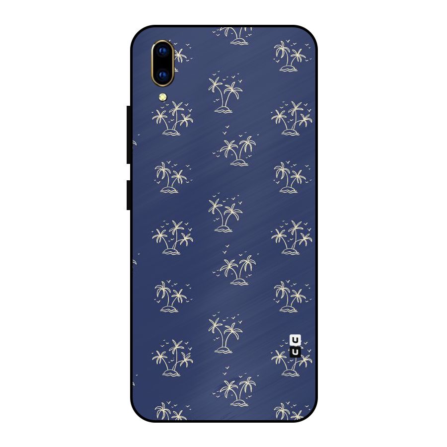 Beach Trees Metal Back Case for Vivo V11 Pro