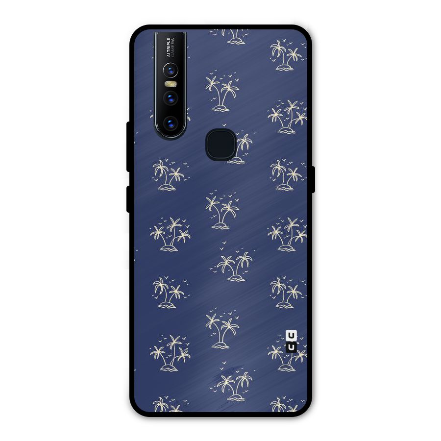 Beach Trees Metal Back Case for Vivo V15