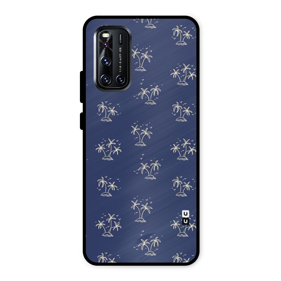 Beach Trees Metal Back Case for Vivo V19