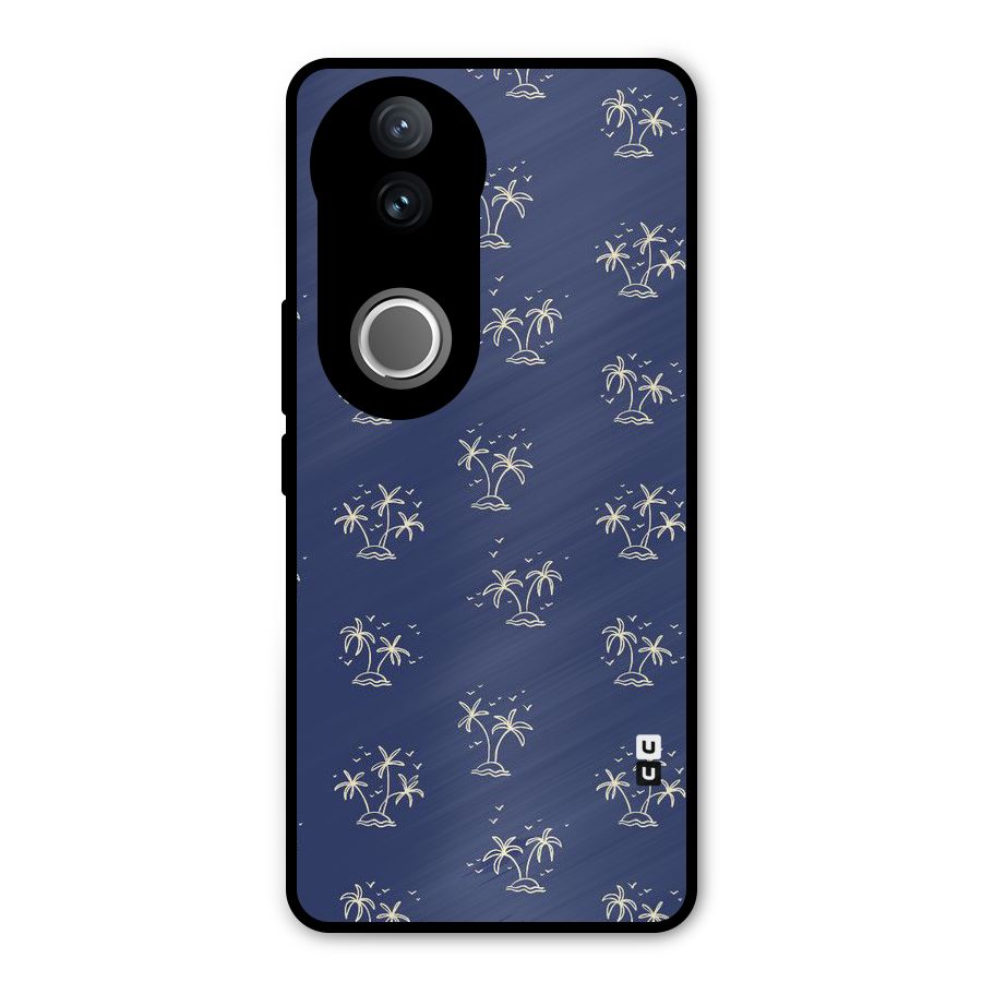 Beach Trees Metal Back Case for Vivo V50e