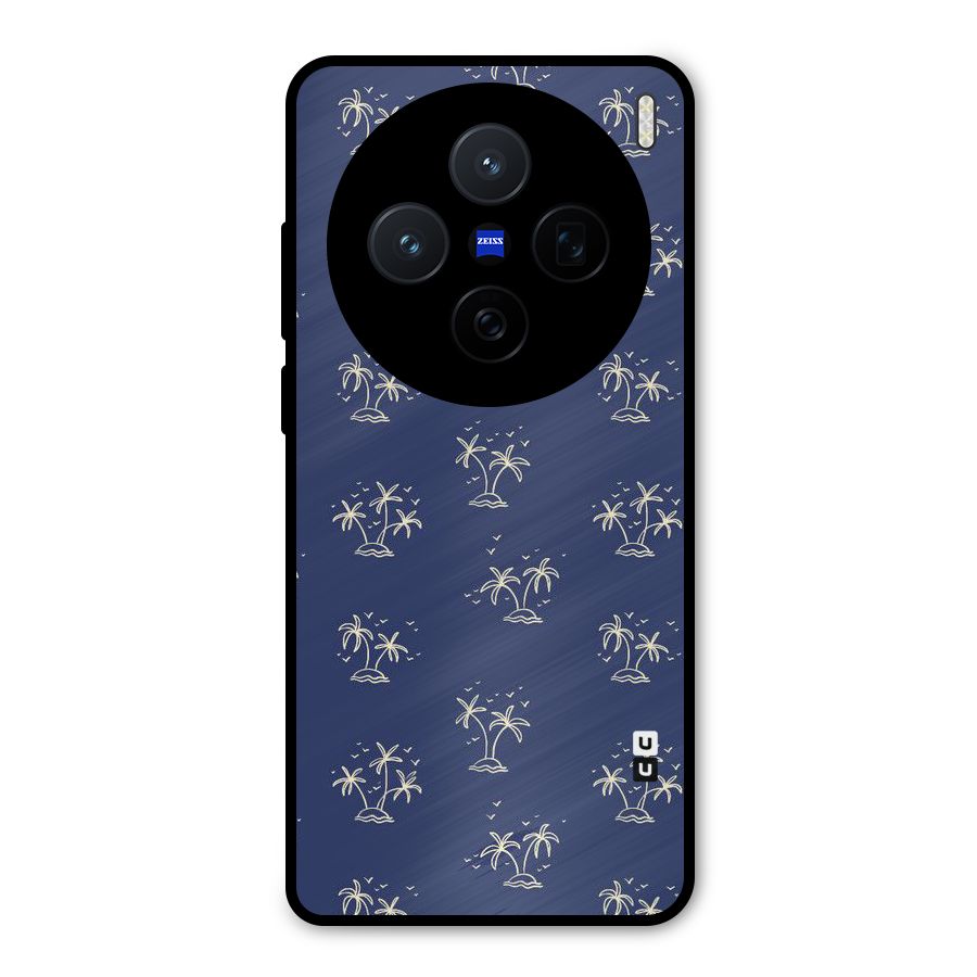 Beach Trees Metal Back Case for Vivo X200