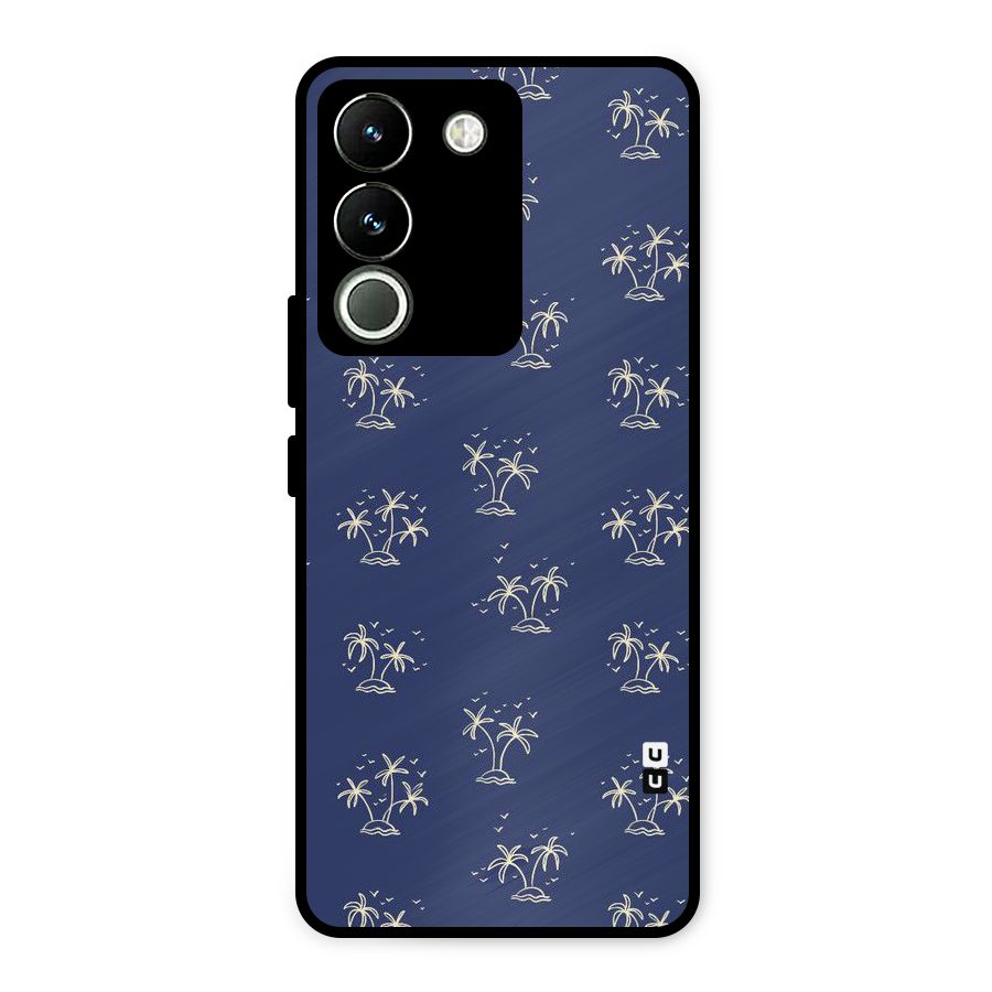 Beach Trees Metal Back Case for Vivo Y200