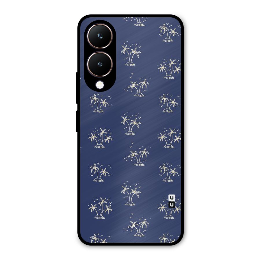 Beach Trees Metal Back Case for Vivo Y28