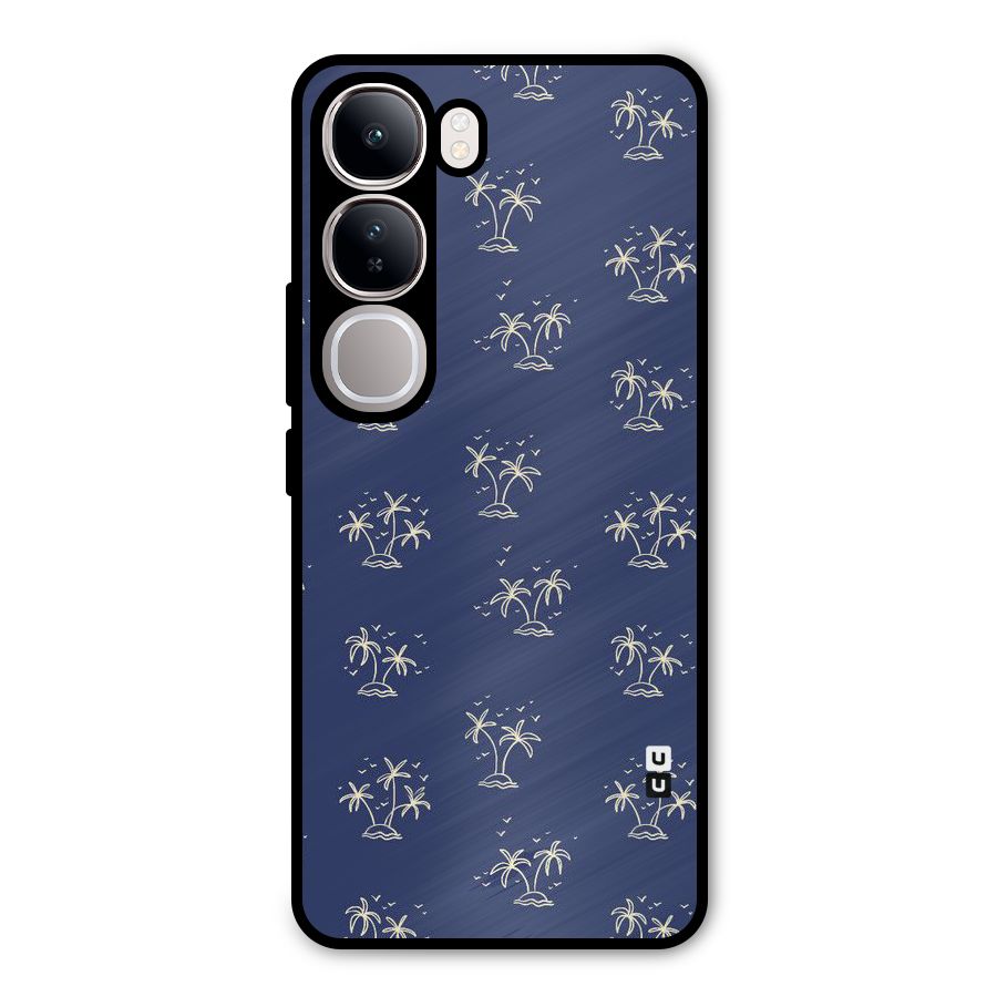 Beach Trees Metal Back Case for Vivo Y300