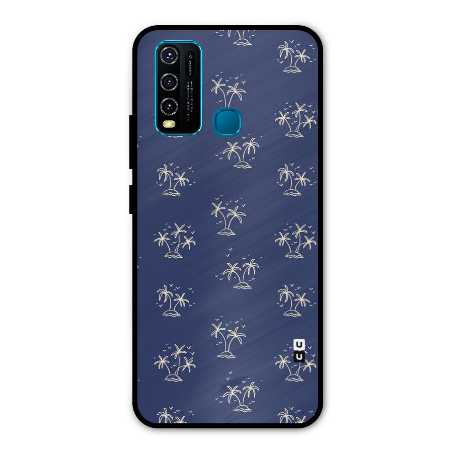 Beach Trees Metal Back Case for Vivo Y50