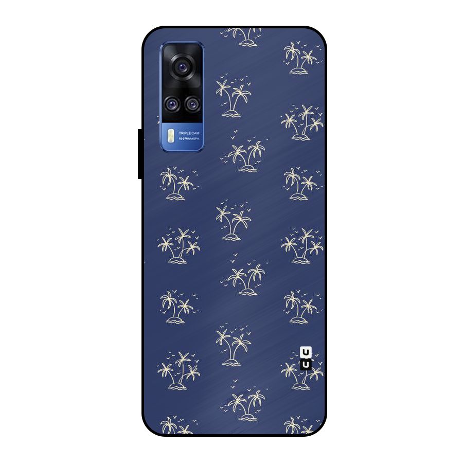 Beach Trees Metal Back Case for Vivo Y51