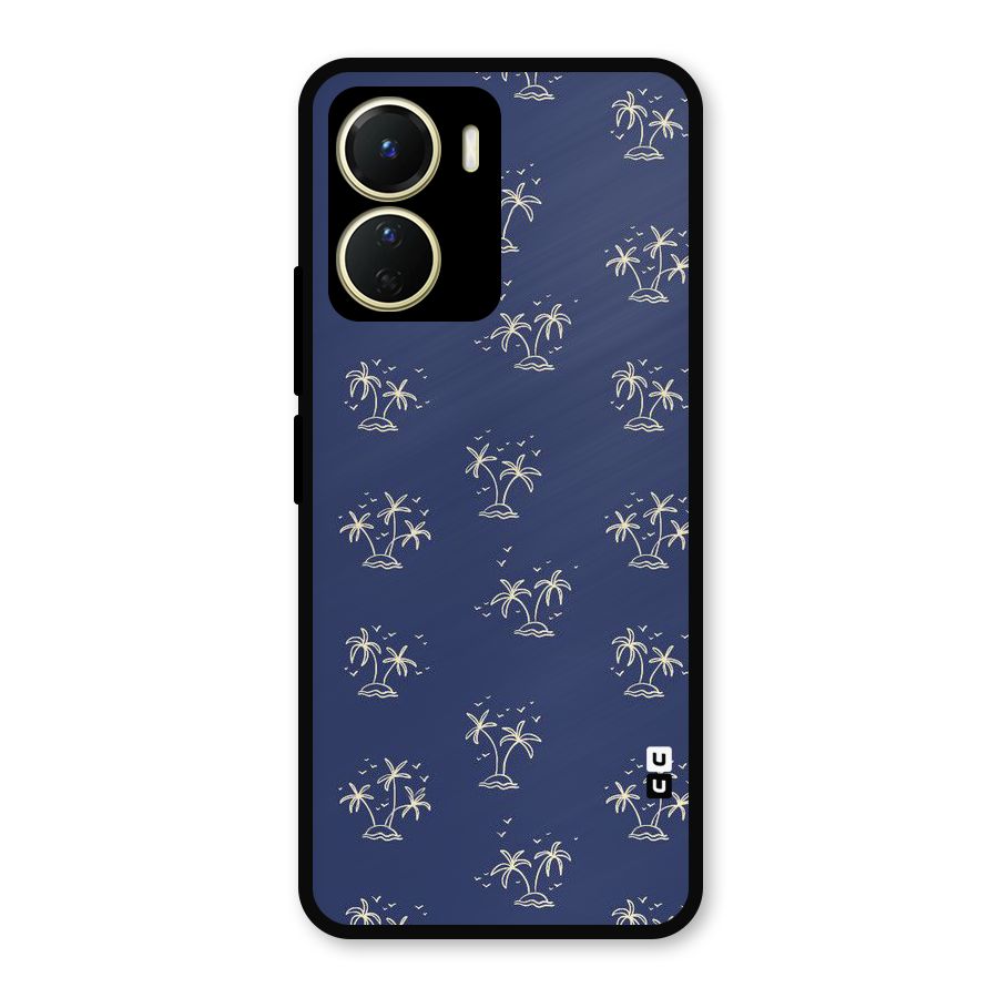 Beach Trees Metal Back Case for Vivo Y56