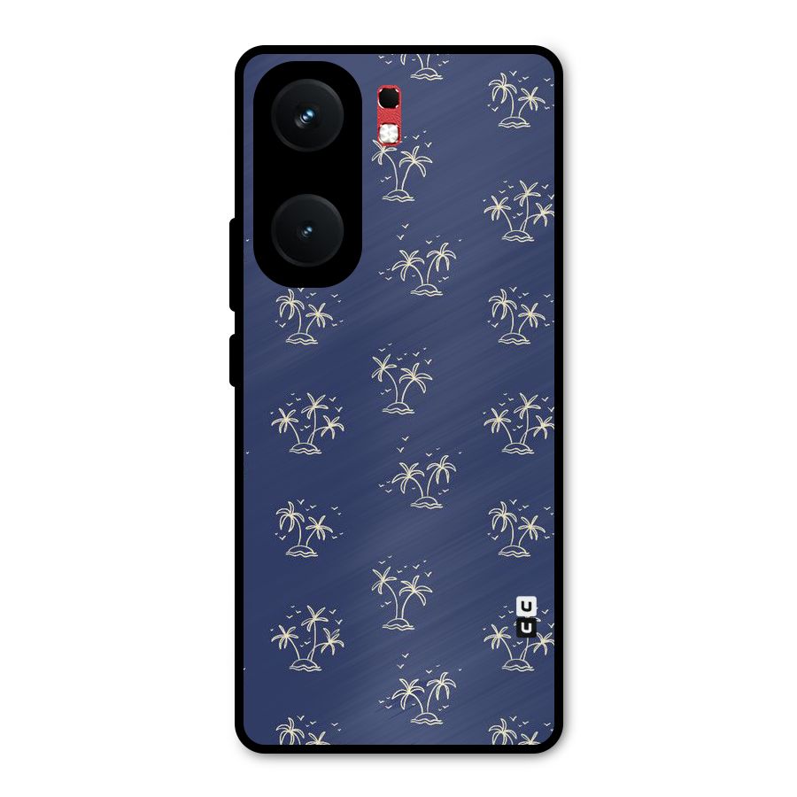 Beach Trees Metal Back Case for iQOO Neo 9 Pro