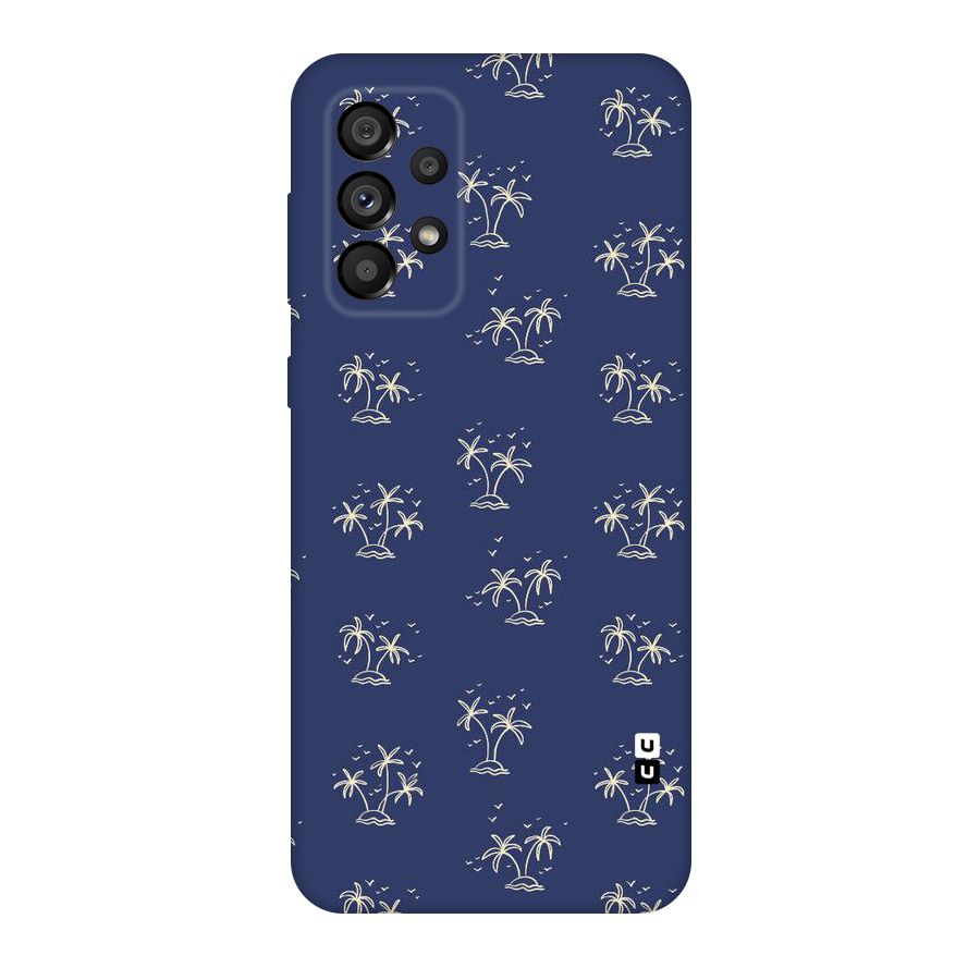 Beach Trees Original Polycarbonate Back Case for Galaxy A73 5G